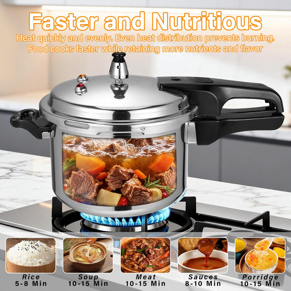 4.2 Quart Aluminum Stovetop Pressure Cooker W791