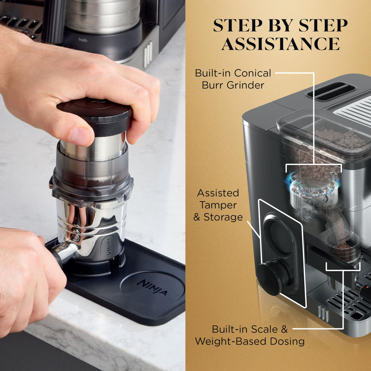 3-in-1 Espresso Drip Coffee & Cold Brew Machine M533329