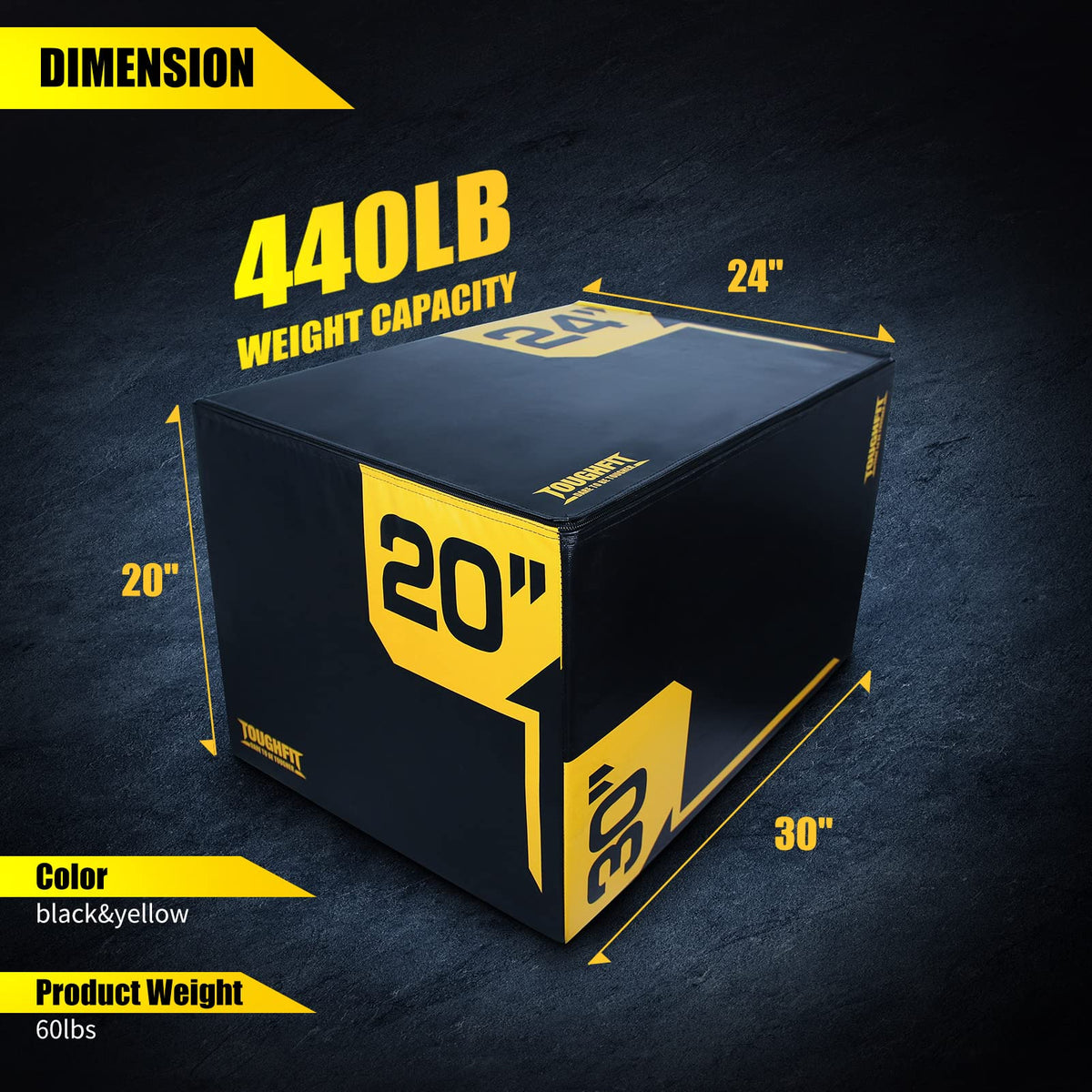 3 in 1 Foam Plyometric Box G628129