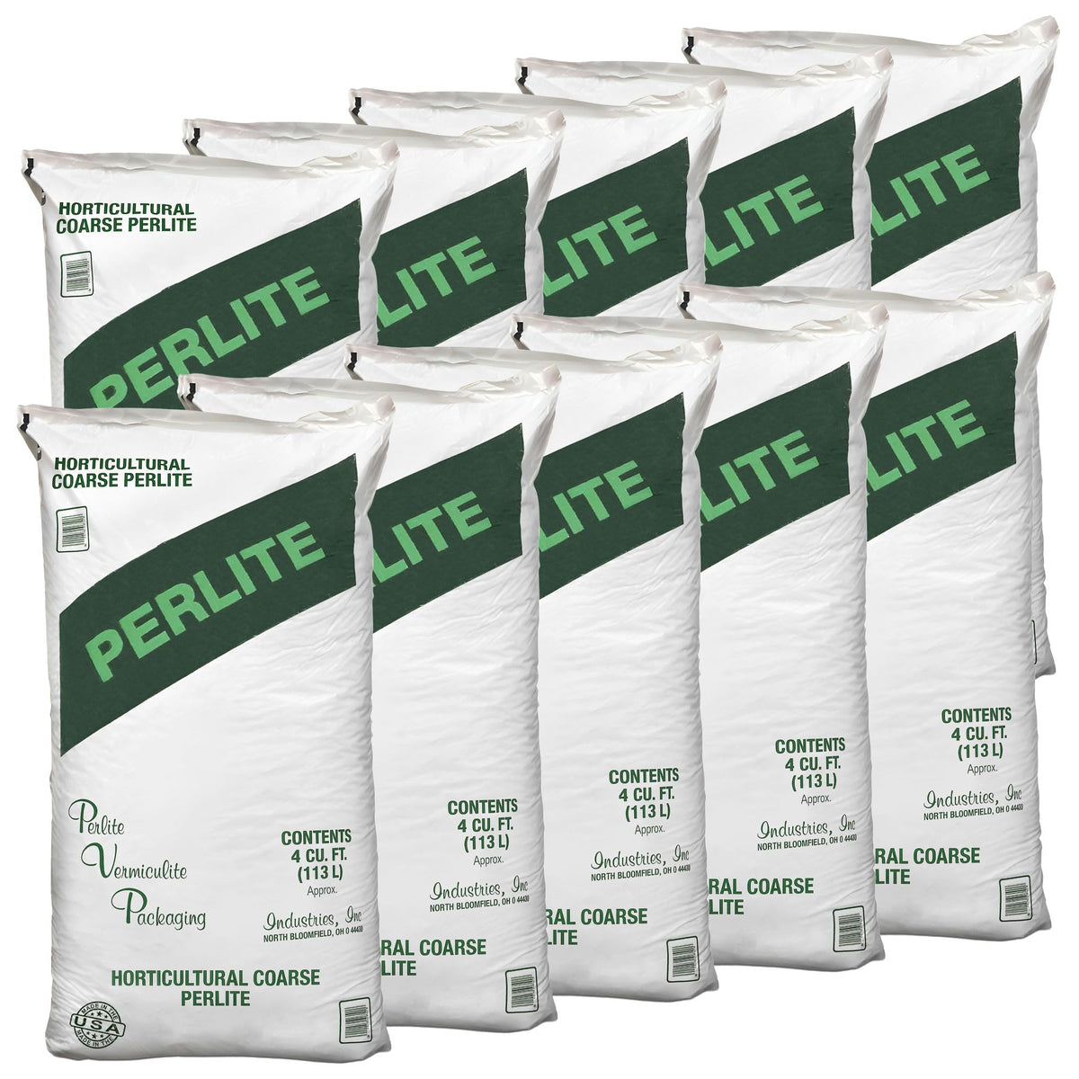 10 Pack Organic Coarse Perlite Planting Soil Additive W402