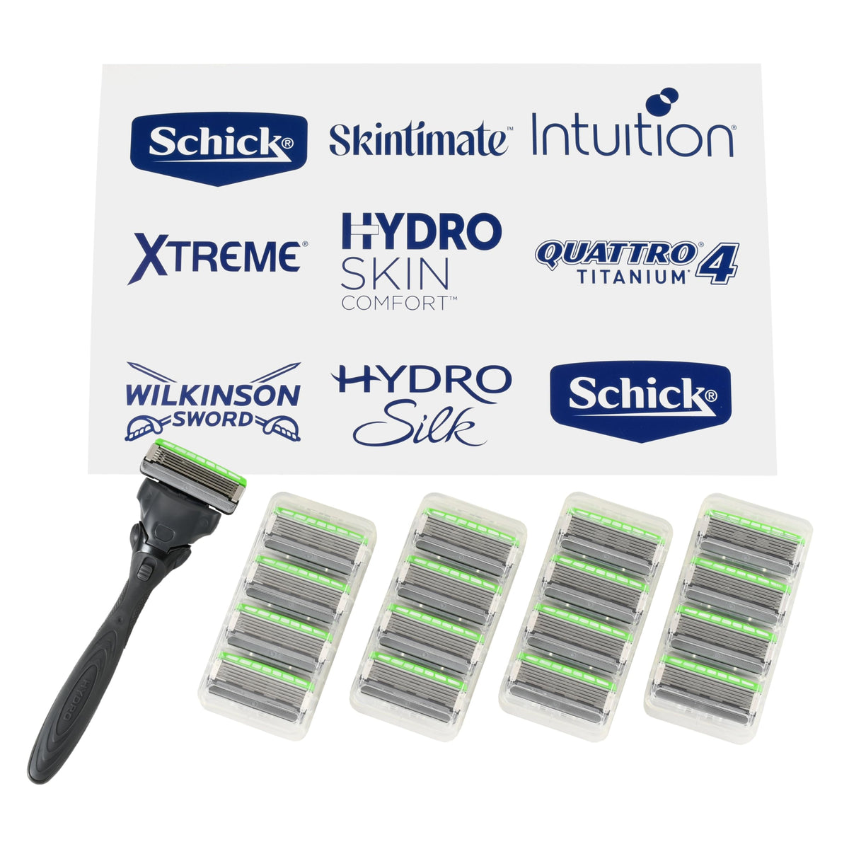 5-Blade Razors with 1 Handle & 17 Refills K4083