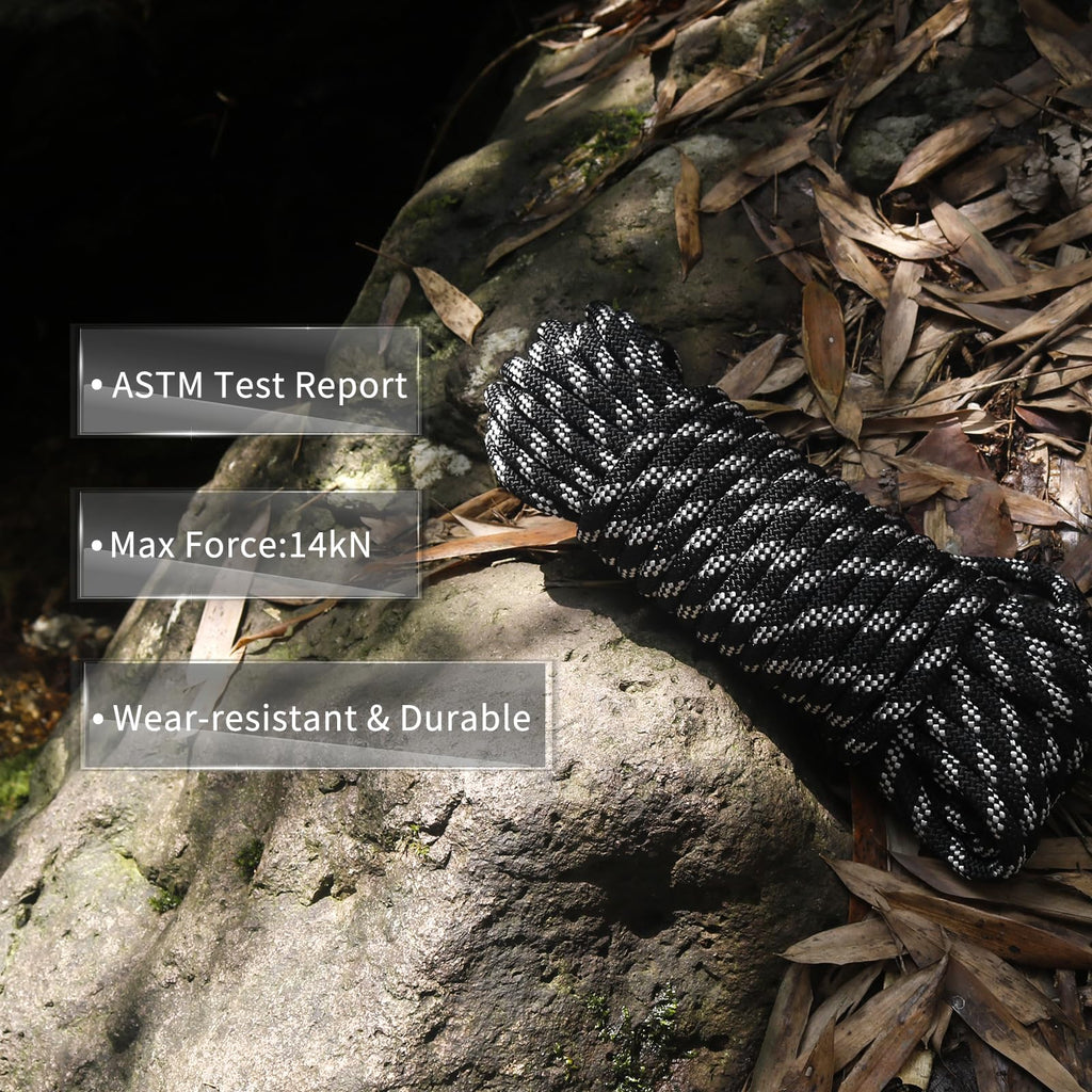 8mm 10mm Double Braid Climbing Rope Y692