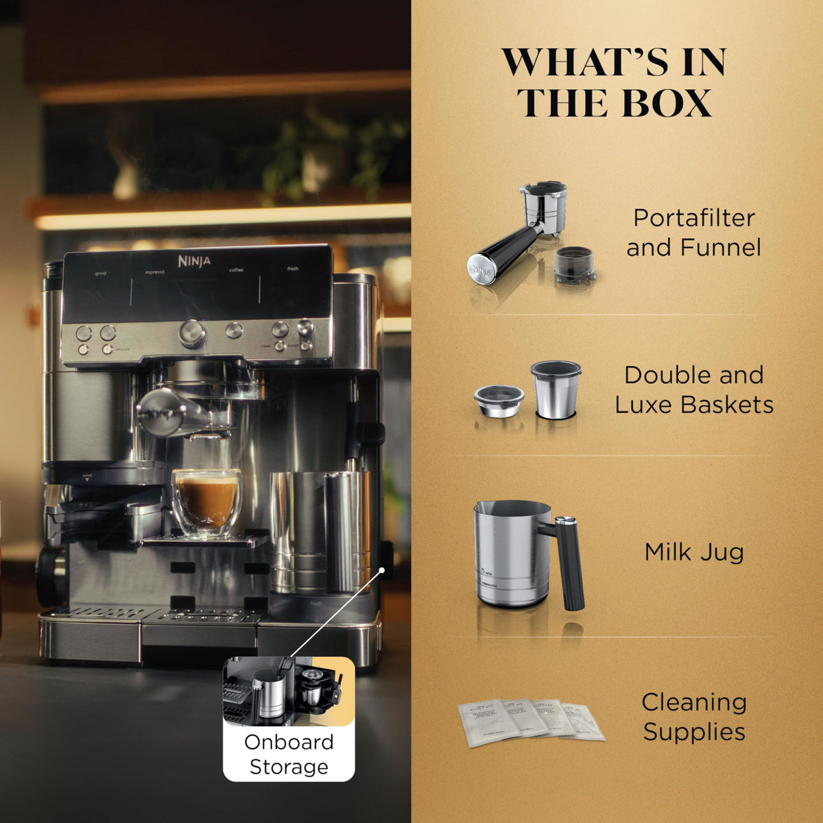 3-in-1 Espresso Drip Coffee & Cold Brew Machine M533329