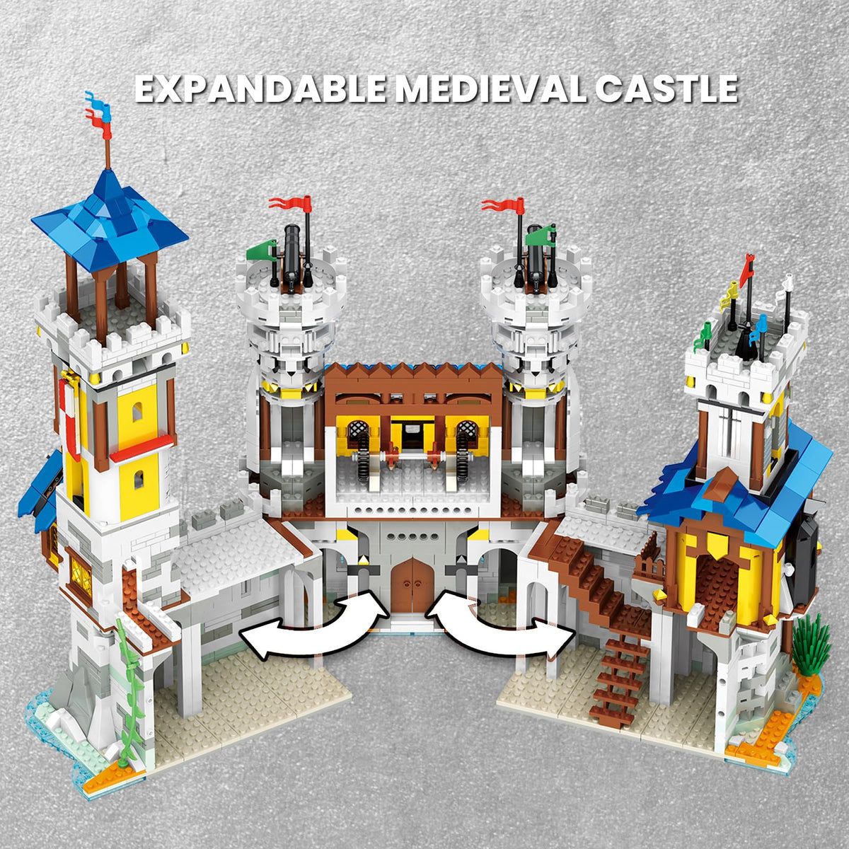 Medieval Castle Building Set with LED Light E1933