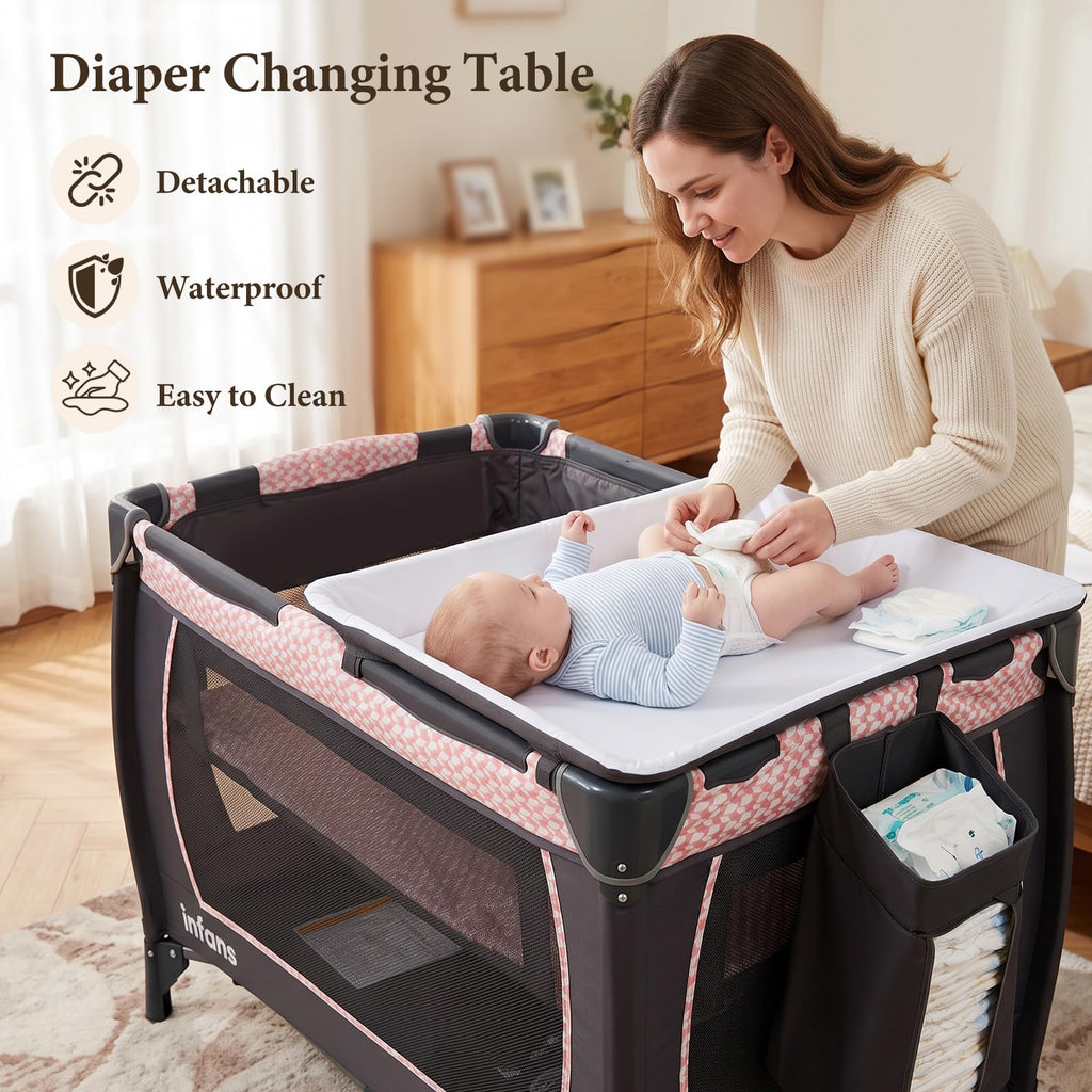 5 in 1 Pack and Play with Bassinet F87369