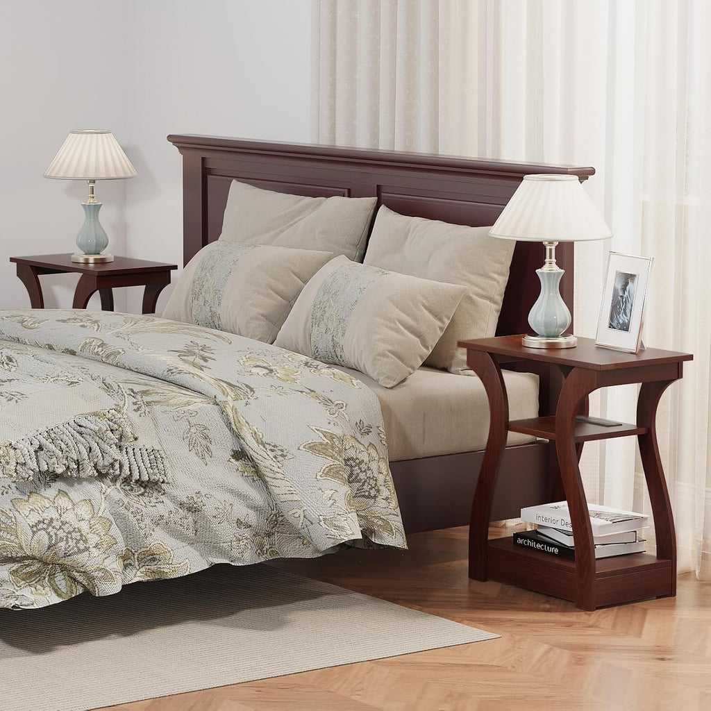 3 Tier End Table with Charging Station K638