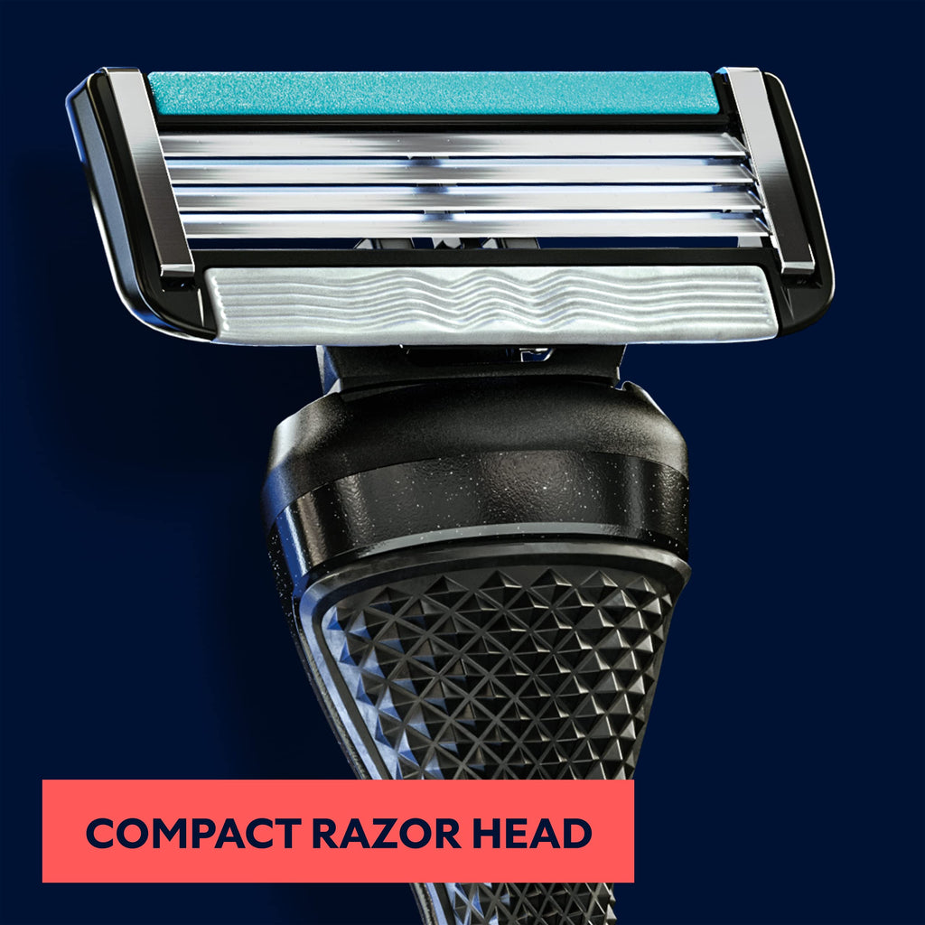 4 Blade Razor Refill Cartridges 8 Count and Shaving Kit W83328