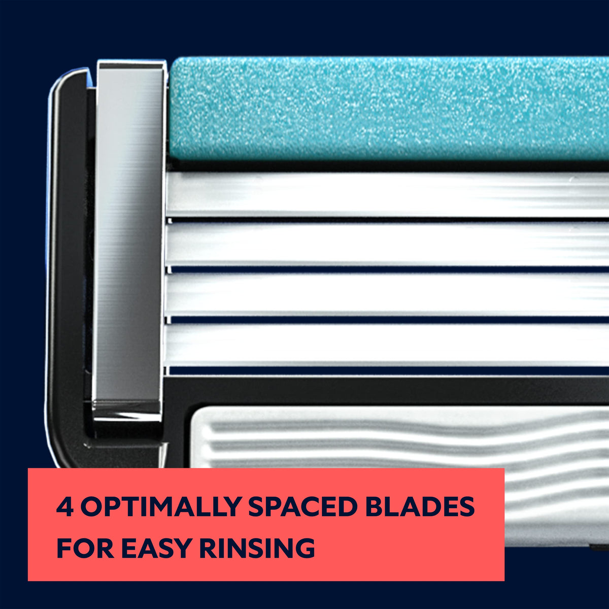 4 Blade Razor Refill Cartridges 8 Count and Shaving Kit W83328