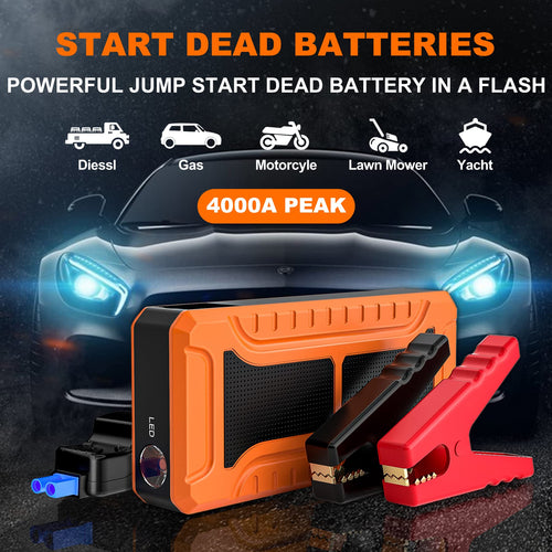 12V Portable Car Battery Jump Starter K450