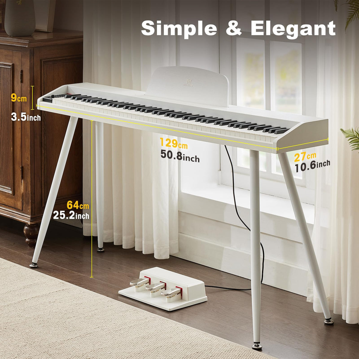 88 Key Semi Weighted Digital Piano L14126