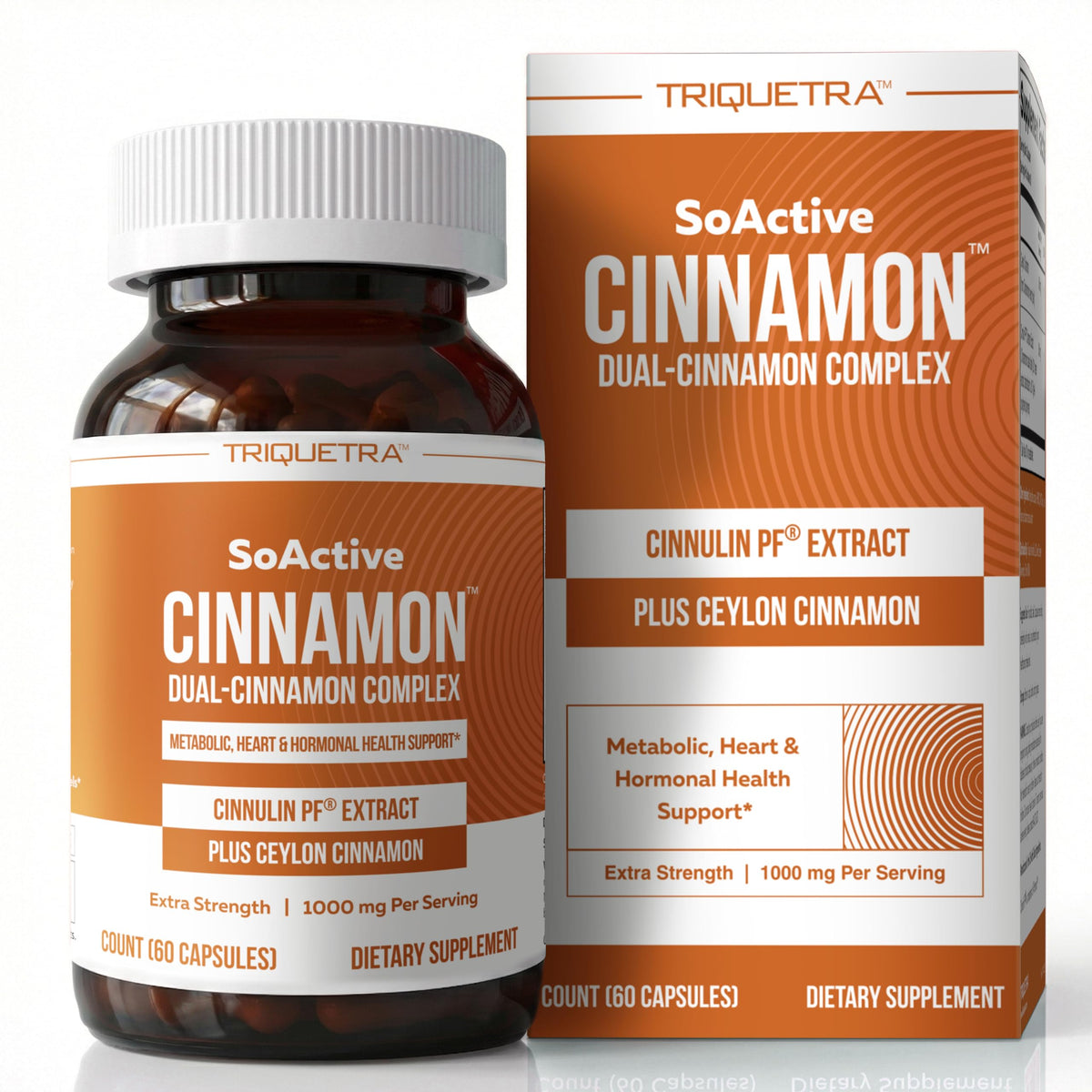 Cinnamon 1000mg Extract 60 Vegan Capsules U247234