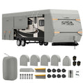 Waterproof Ripstop Travel Trailer RV Cover 24-27ft N2372