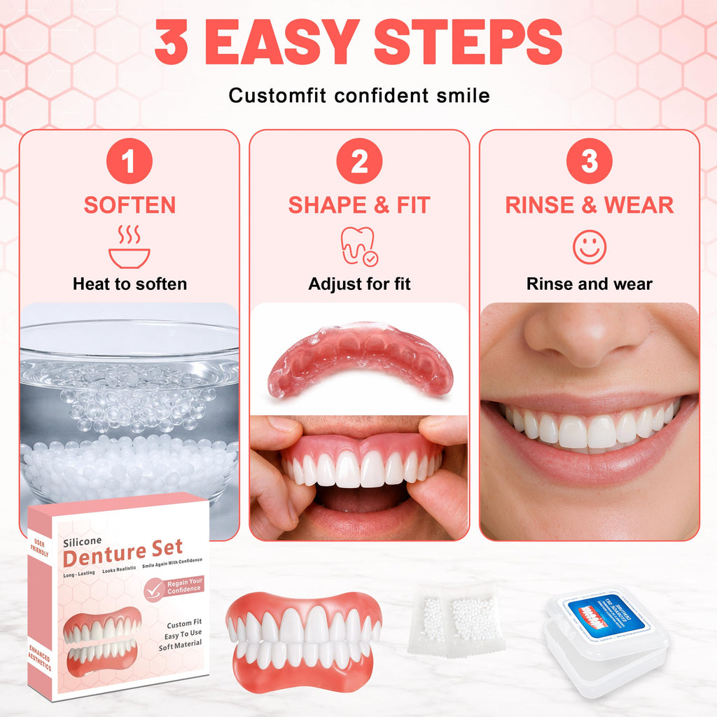Custom Upper & Lower Dentures J453