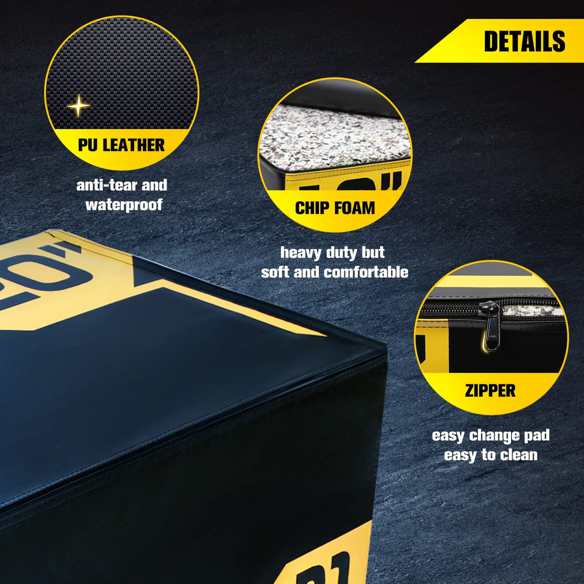 3 in 1 Foam Plyometric Box G628129
