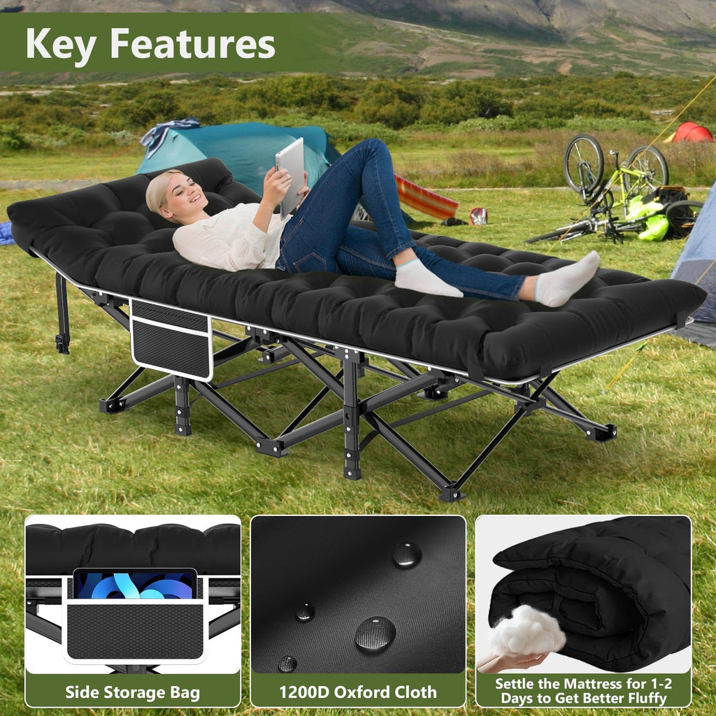 Camping Cot with Carry Bag Z39671