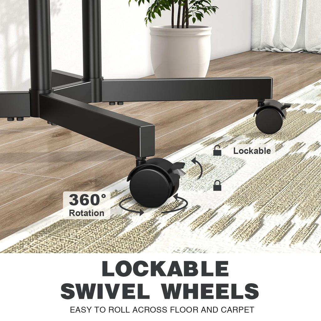Mobile TV Stand with Wheels for 32-75 Inch TVs K356119