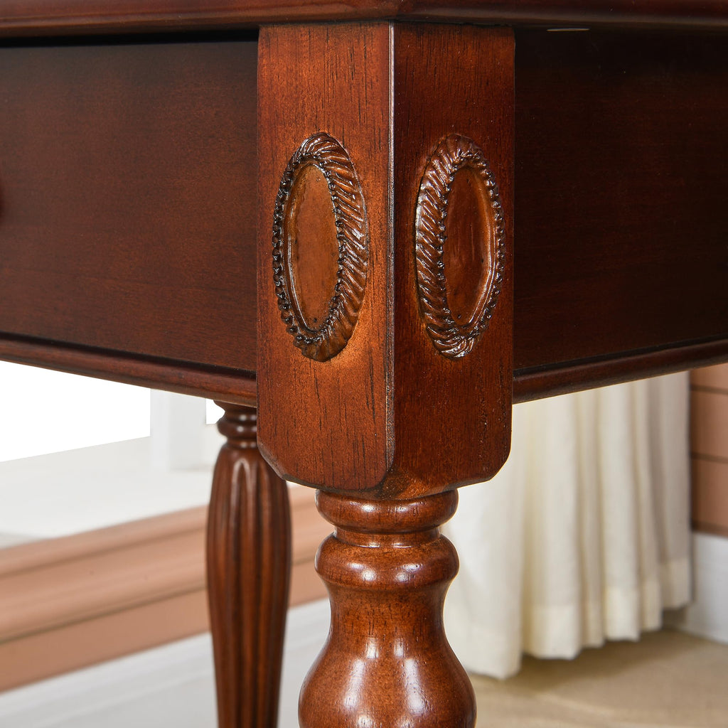 Side Table with Drawer and Storage Shelf D993