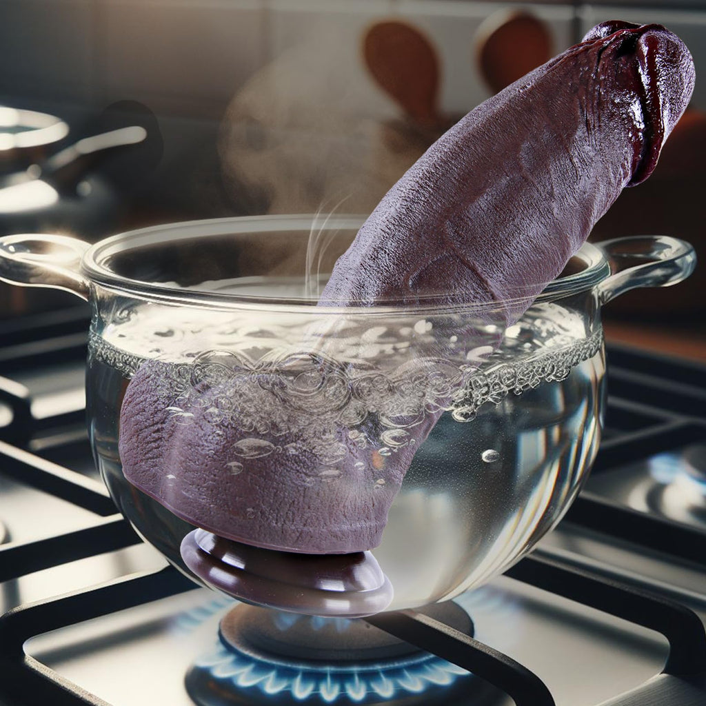 10 Inch Realistic Black Silicone Dildo with Suction Cup A68374