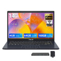 14" FHD Laptop, Intel Celeron N4500, 4GB RAM, 224GB Storage, Quiet Blue H7346