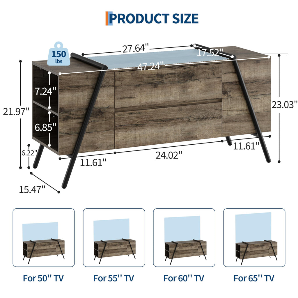 TV Stand with 2 Drawers G37011