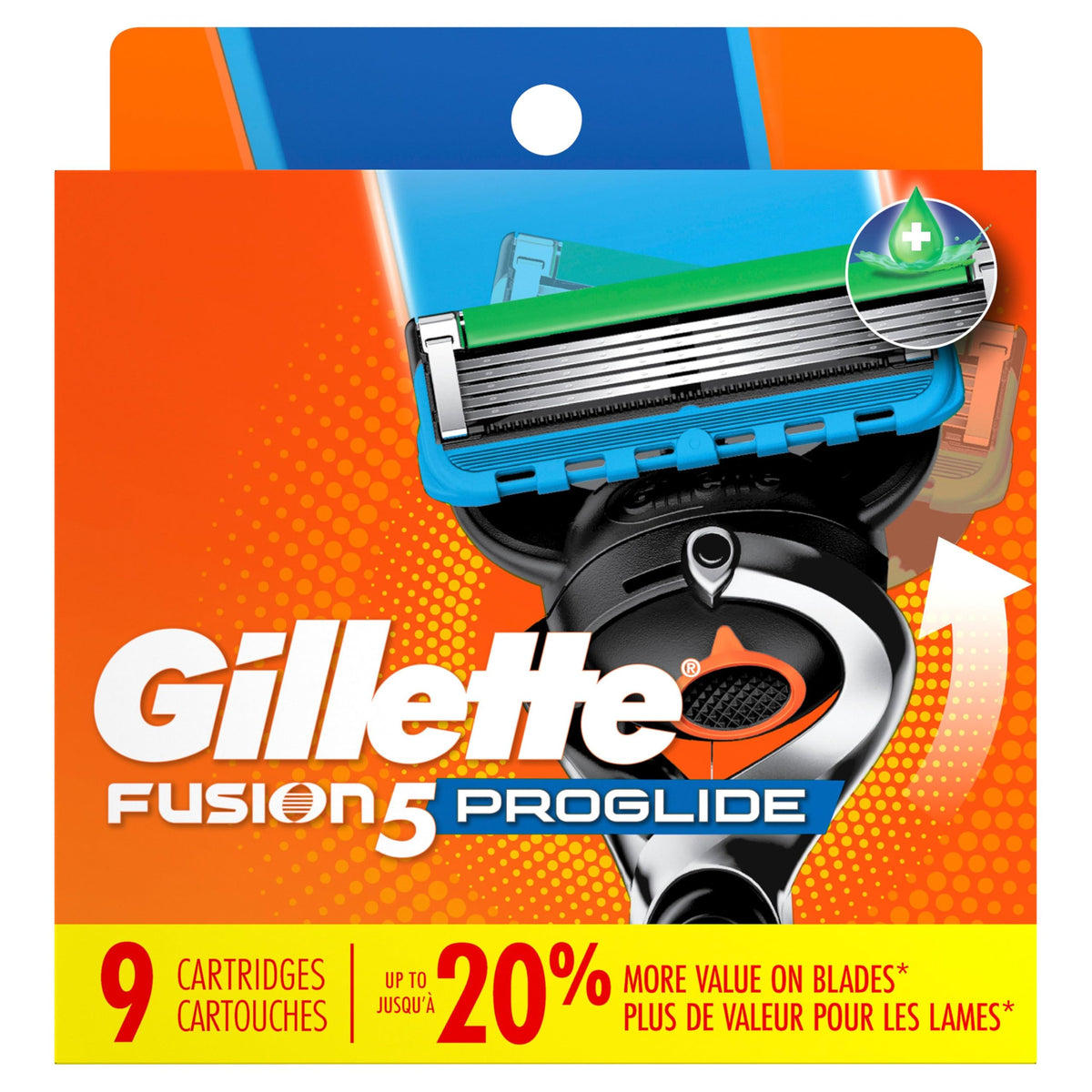 5-Blade Razor Refills, 9 Count S96749