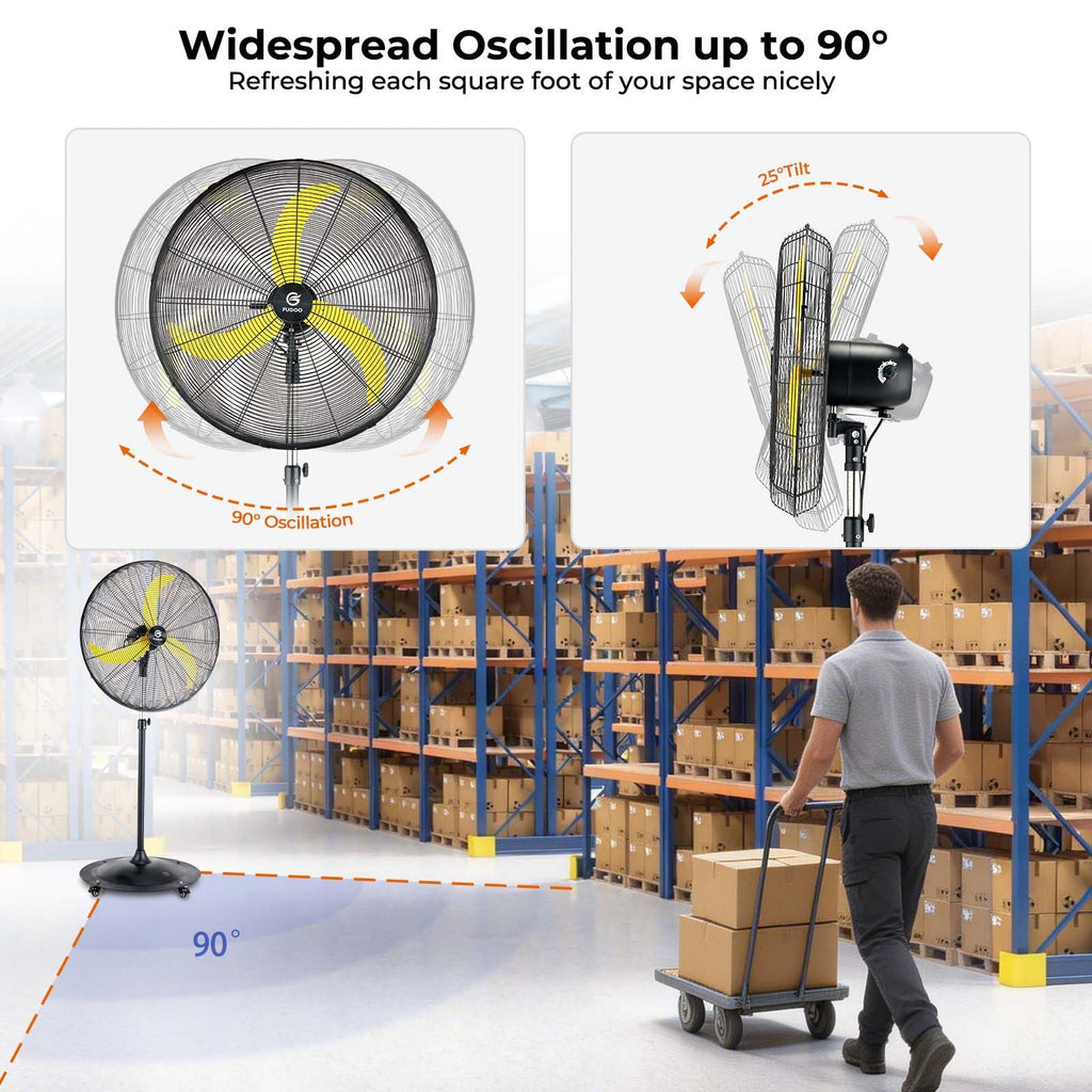 30" Outdoor Pedestal Fan C9510