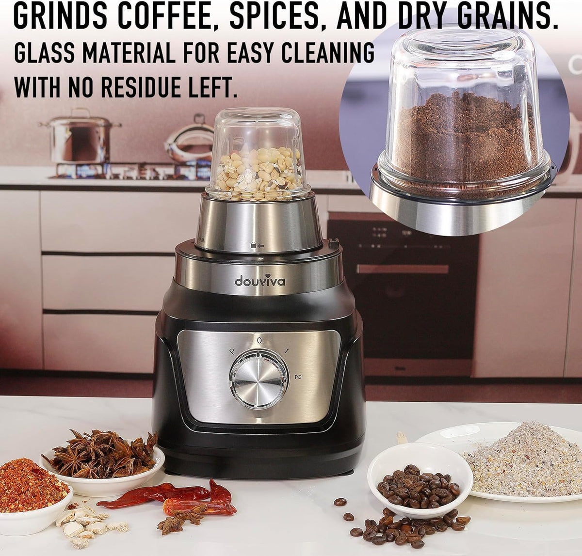 8-Cup Food Processor & Blender Combo, 1000W, Black Z410661