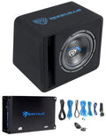 10" 4 ohm Subwoofer, Enclosure, Amp Y174798