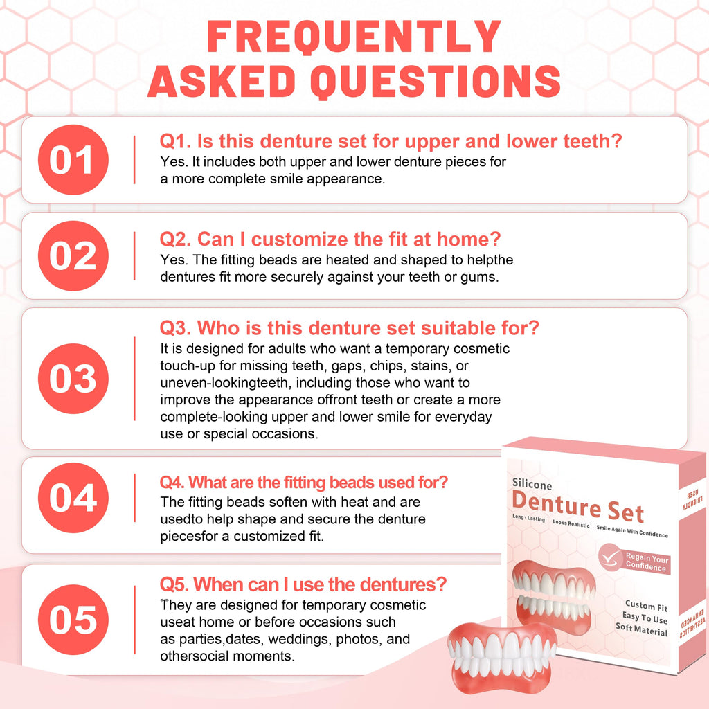 Custom Upper & Lower Dentures J453