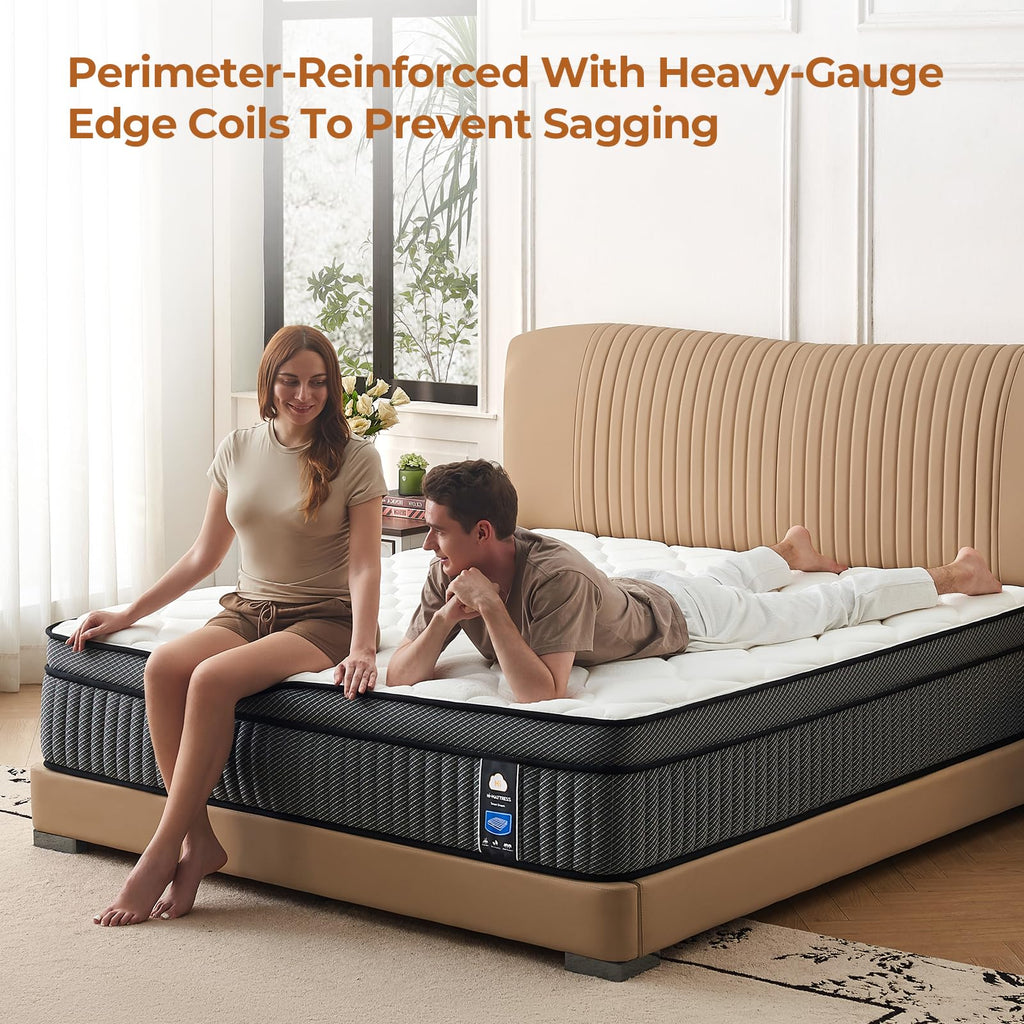10 inch Full Size Hybrid Mattress in a Box V824