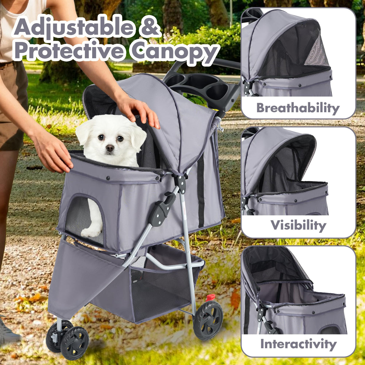 3 Wheels Pet Stroller R220