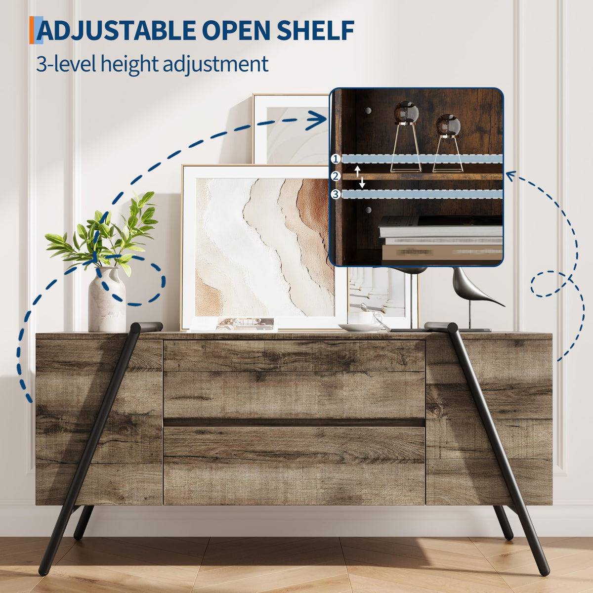 TV Stand with 2 Drawers G37011