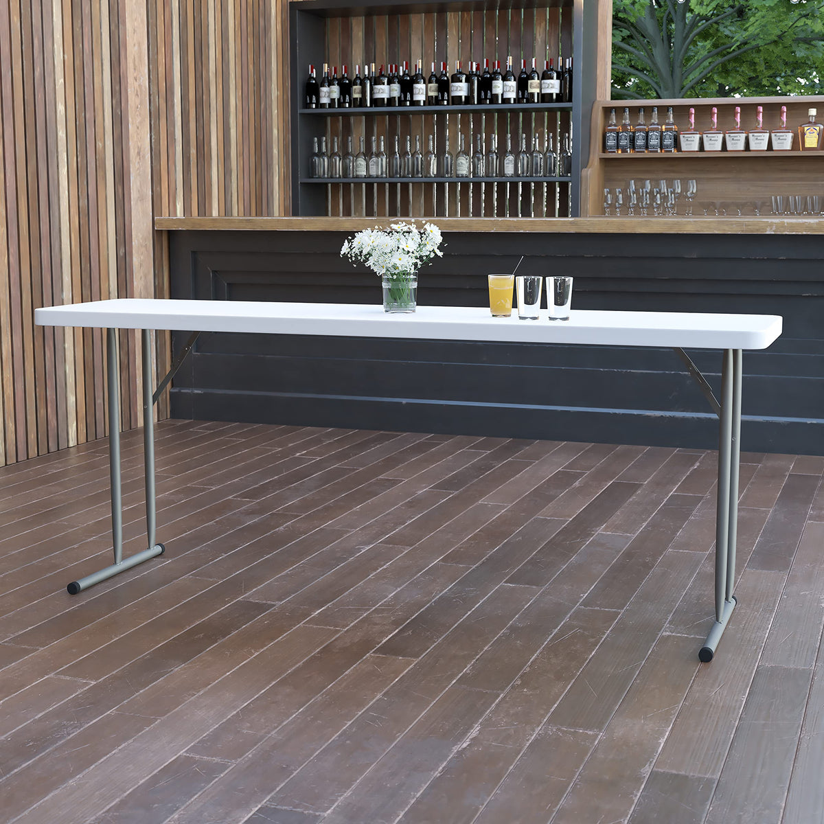6-Foot Granite White Training Table B60927