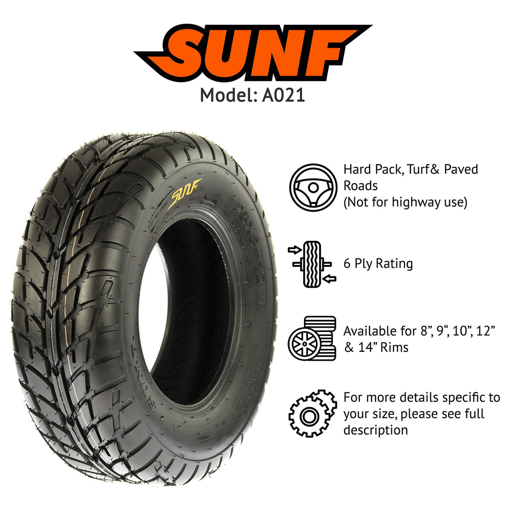 20x7-8 ATV UTV Tire 6 PR Pair of 2 P362