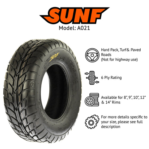 20x7-8 ATV UTV Tire 6 PR Pair of 2 P362